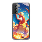 Charizard Crimson Storm Samsung Galaxy S21 / S21 Plus / S21 FE 5G Case