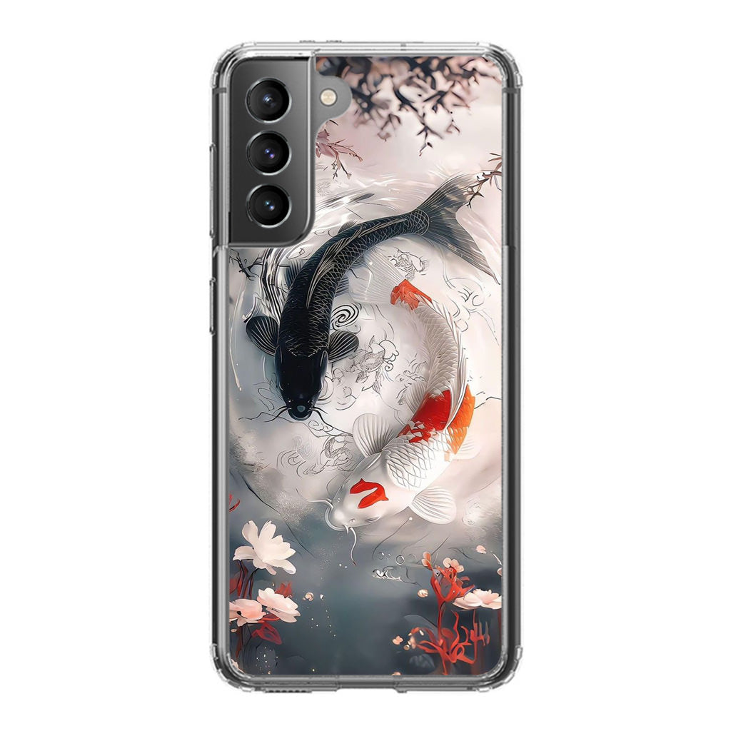 Eternal Balance of The Koi Spirits Samsung Galaxy S21 / S21 Plus / S21 FE 5G Case