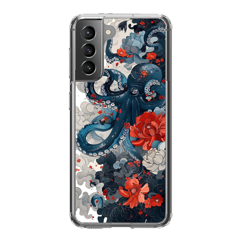 Floral Kraken Samsung Galaxy S21 / S21 Plus / S21 FE 5G Case