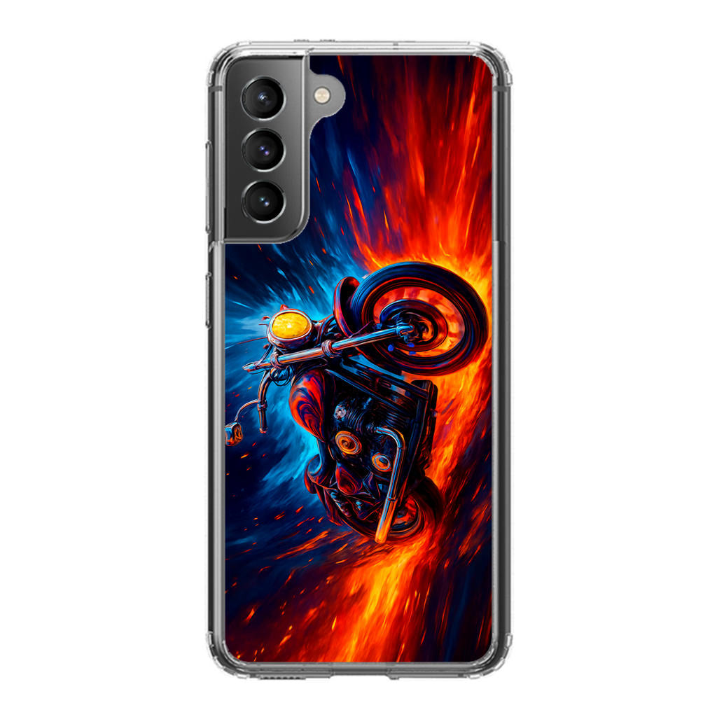 Ride Through Fire and Ice Samsung Galaxy S21 / S21 Plus / S21 FE 5G Case
