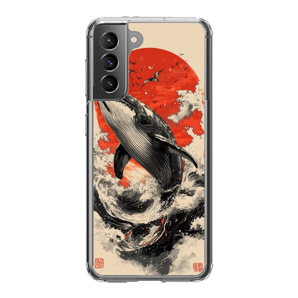 The Whale Rises Samsung Galaxy S21 / S21 Plus / S21 FE 5G Case