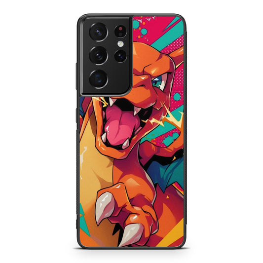 Blazing Fury Charizard Samsung Galaxy S21 Ultra Case