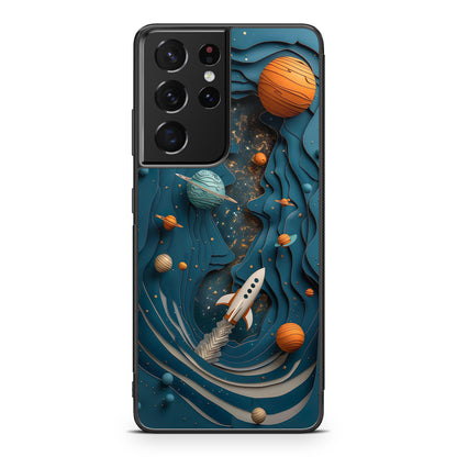 Cardboard Cosmos Samsung Galaxy S21 Ultra Case
