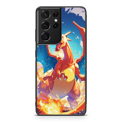 Charizard Crimson Storm Samsung Galaxy S21 Ultra Case