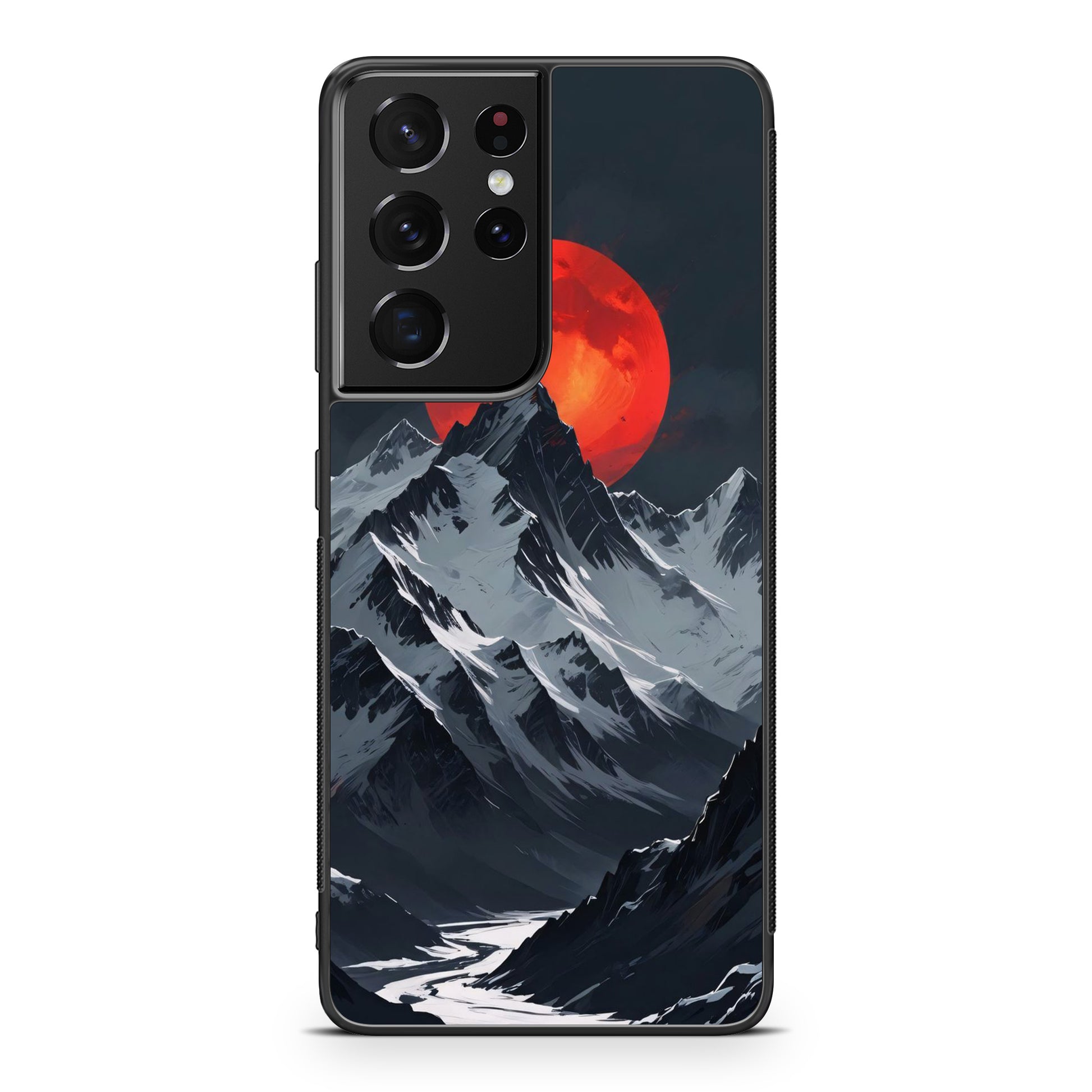 Crimson Eclipse The Mountain Samsung Galaxy S21 Ultra Case