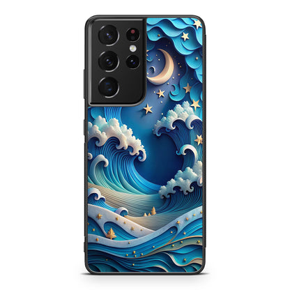 Dreamtide Where Stars Kiss the Sea Samsung Galaxy S21 Ultra Case