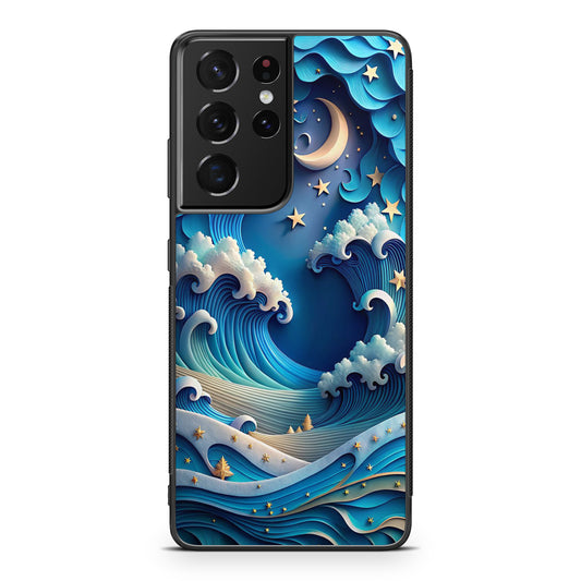 Dreamtide Where Stars Kiss the Sea Samsung Galaxy S21 Ultra Case
