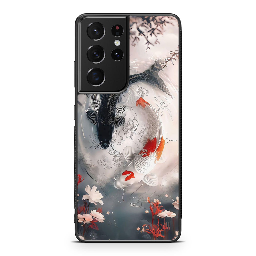Eternal Balance of The Koi Spirits Samsung Galaxy S21 Ultra Case