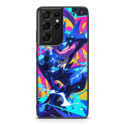 Greninja Aqua Blast Samsung Galaxy S21 Ultra Case
