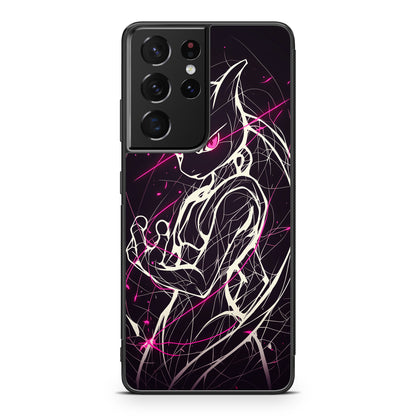 Mewtwo Cosmic Energy Samsung Galaxy S21 Ultra Case