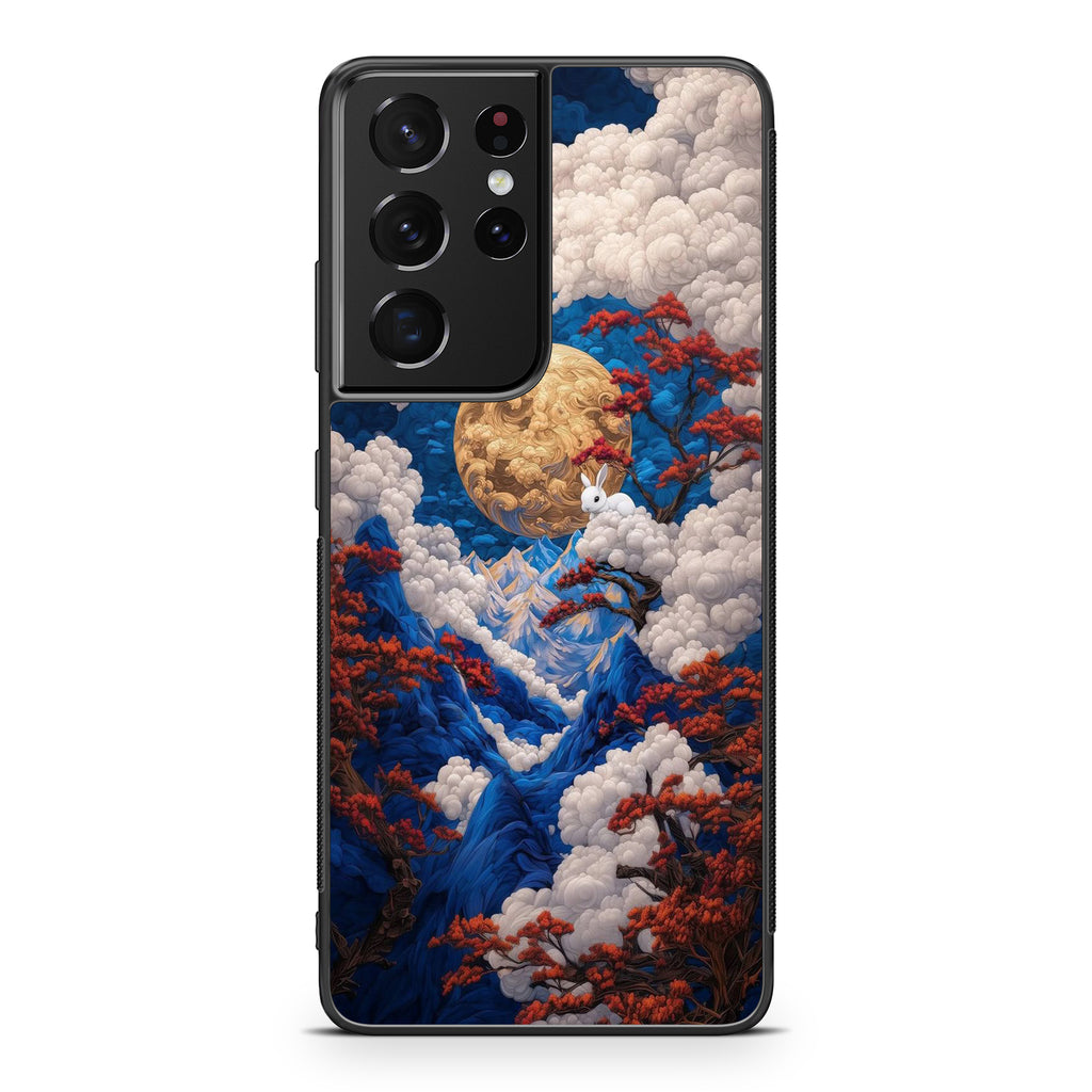 Moonlight Whispers Celestial Peaks Samsung Galaxy S21 Ultra Case