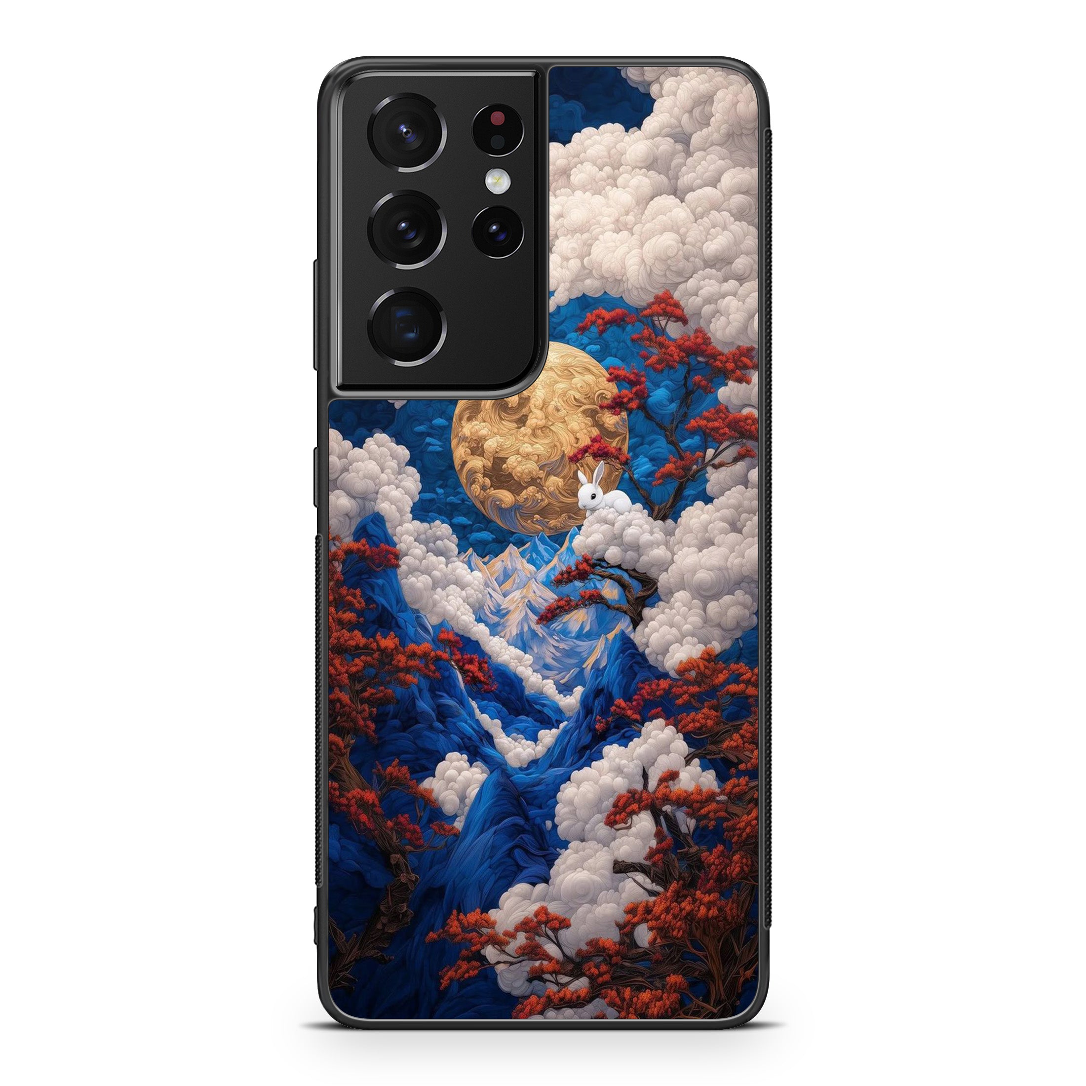 Moonlight Whispers Celestial Peaks Samsung Galaxy S21 Ultra Case