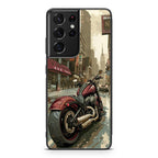 Motorcycle In Tokyo Streets Samsung Galaxy S21 Ultra Case