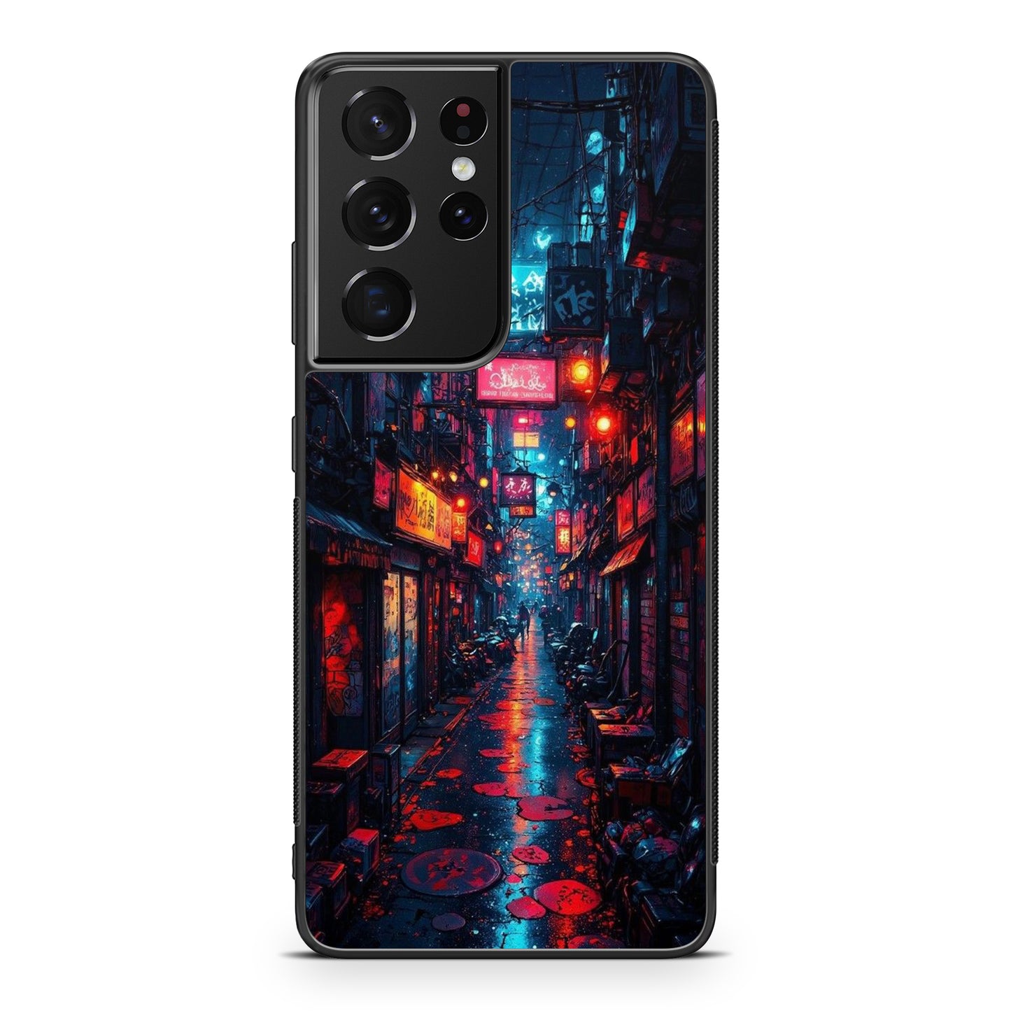 Neon Veins Of The Cyber City Samsung Galaxy S21 Ultra Case