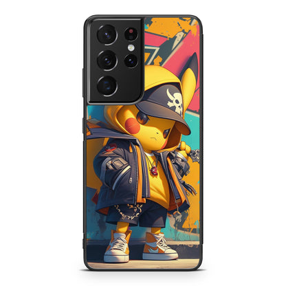 Pikachu Street Rebellion Samsung Galaxy S21 Ultra Case