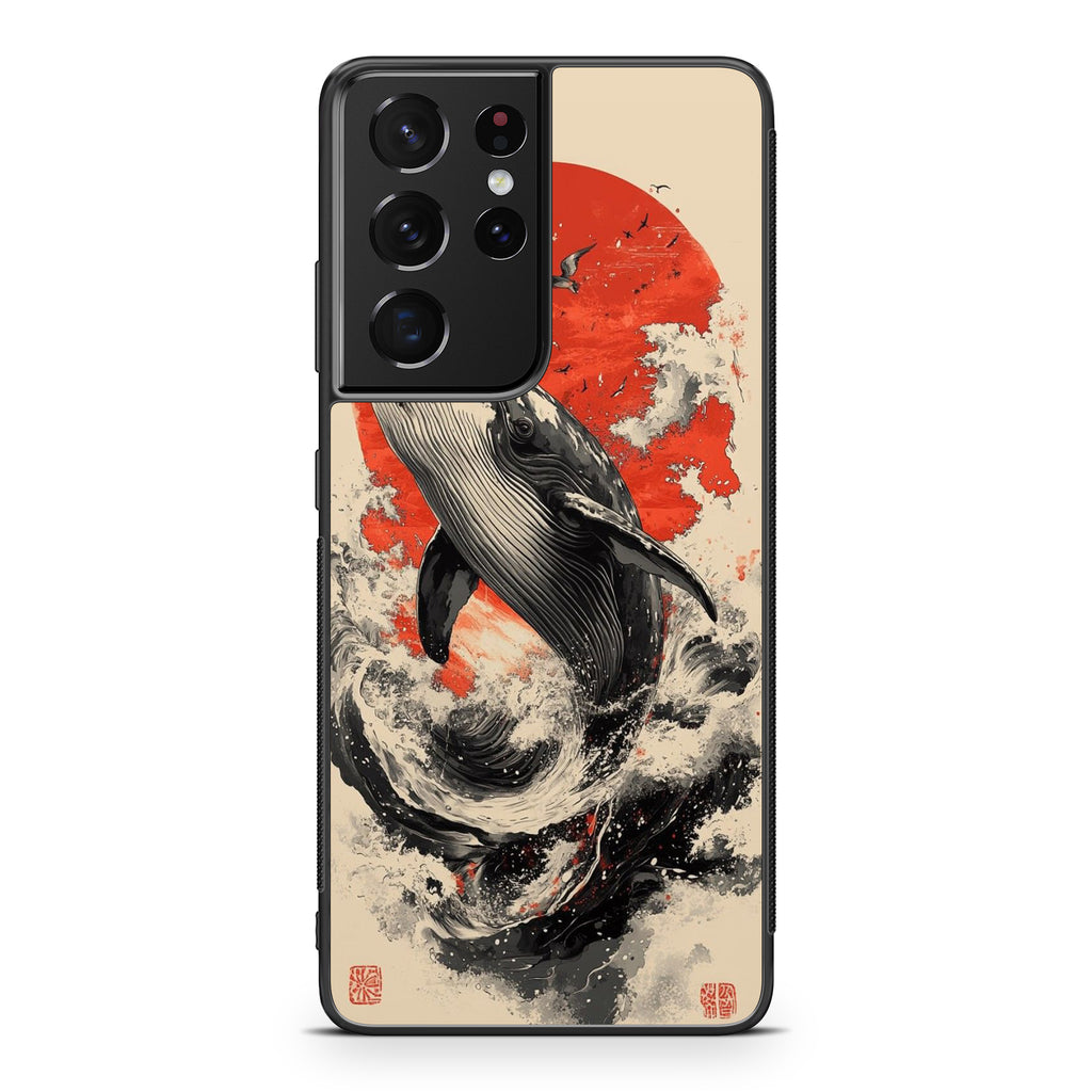 The Whale Rises Samsung Galaxy S21 Ultra Case