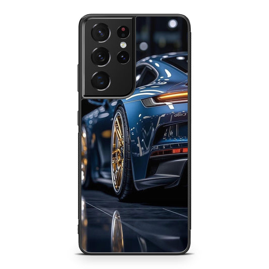 Velvet Thunder Elegance on Wheels Samsung Galaxy S21 Ultra Case