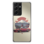 Fuji Fastback Racing the Rising Sun Samsung Galaxy S21 Ultra Case