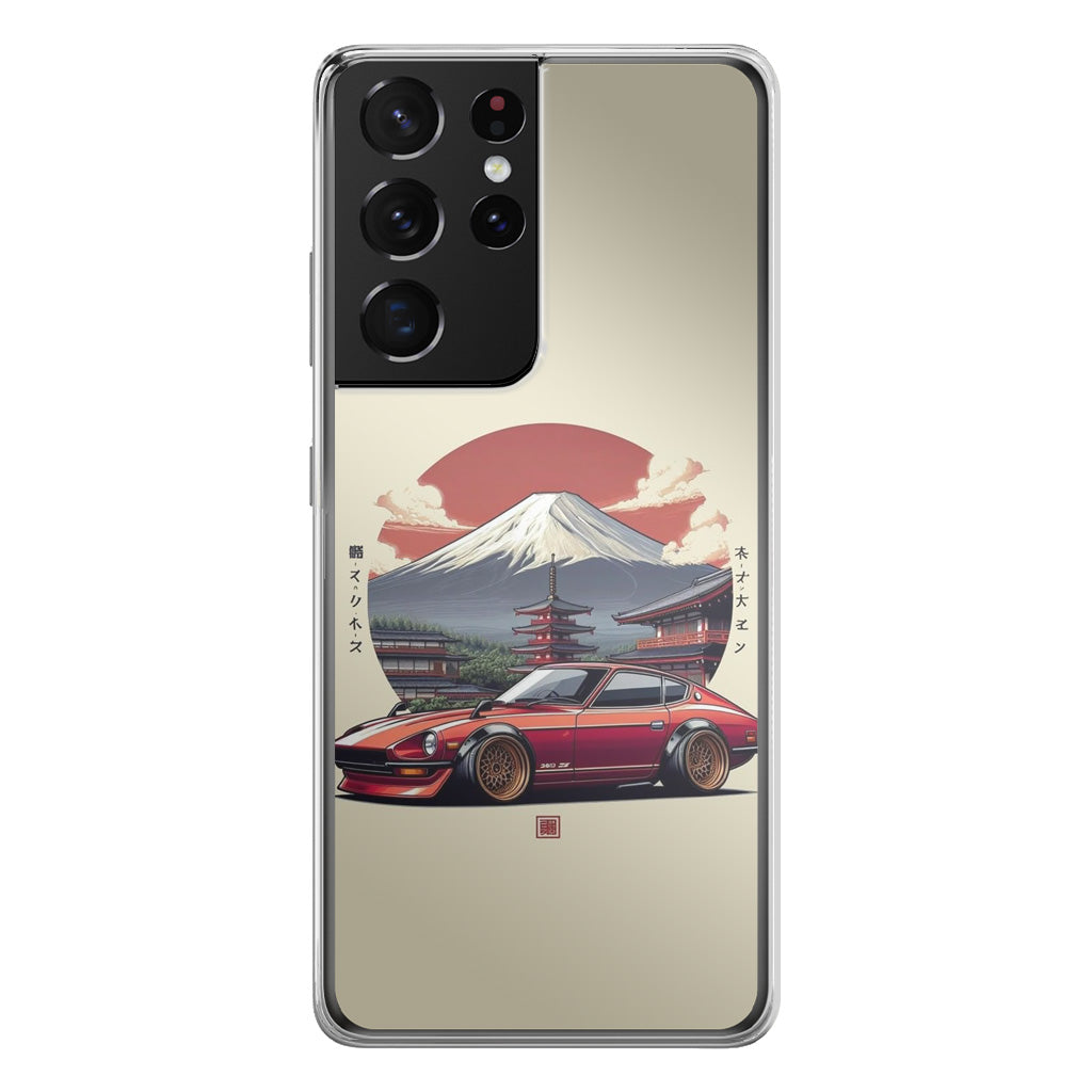 Fuji Fastback Racing the Rising Sun Samsung Galaxy S21 Ultra Case