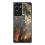 Lunar Sentinel Guardian of the Void Samsung Galaxy S21 Ultra Case