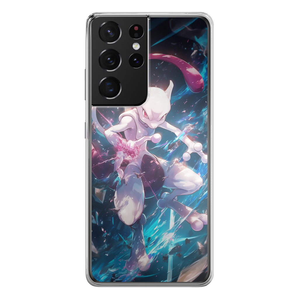 Mewtwo Genesis of Power Samsung Galaxy S21 Ultra Case