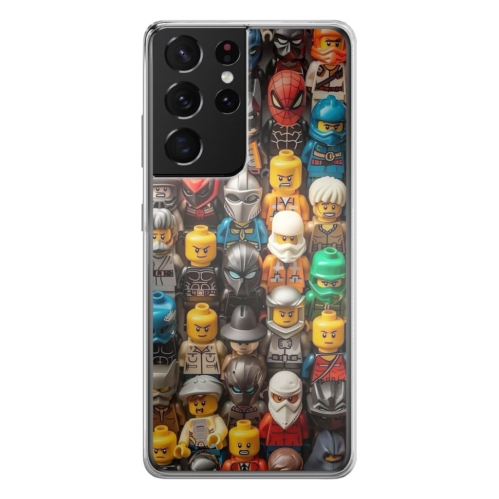 Mini Figures Heroes Assemble Samsung Galaxy S21 Ultra Case