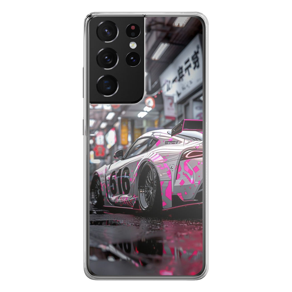 Neon Apex Drift Dreams Samsung Galaxy S21 Ultra Case