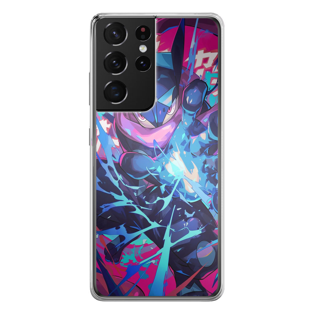 Shadow Surge Greninja Unleashed Samsung Galaxy S21 Ultra Case