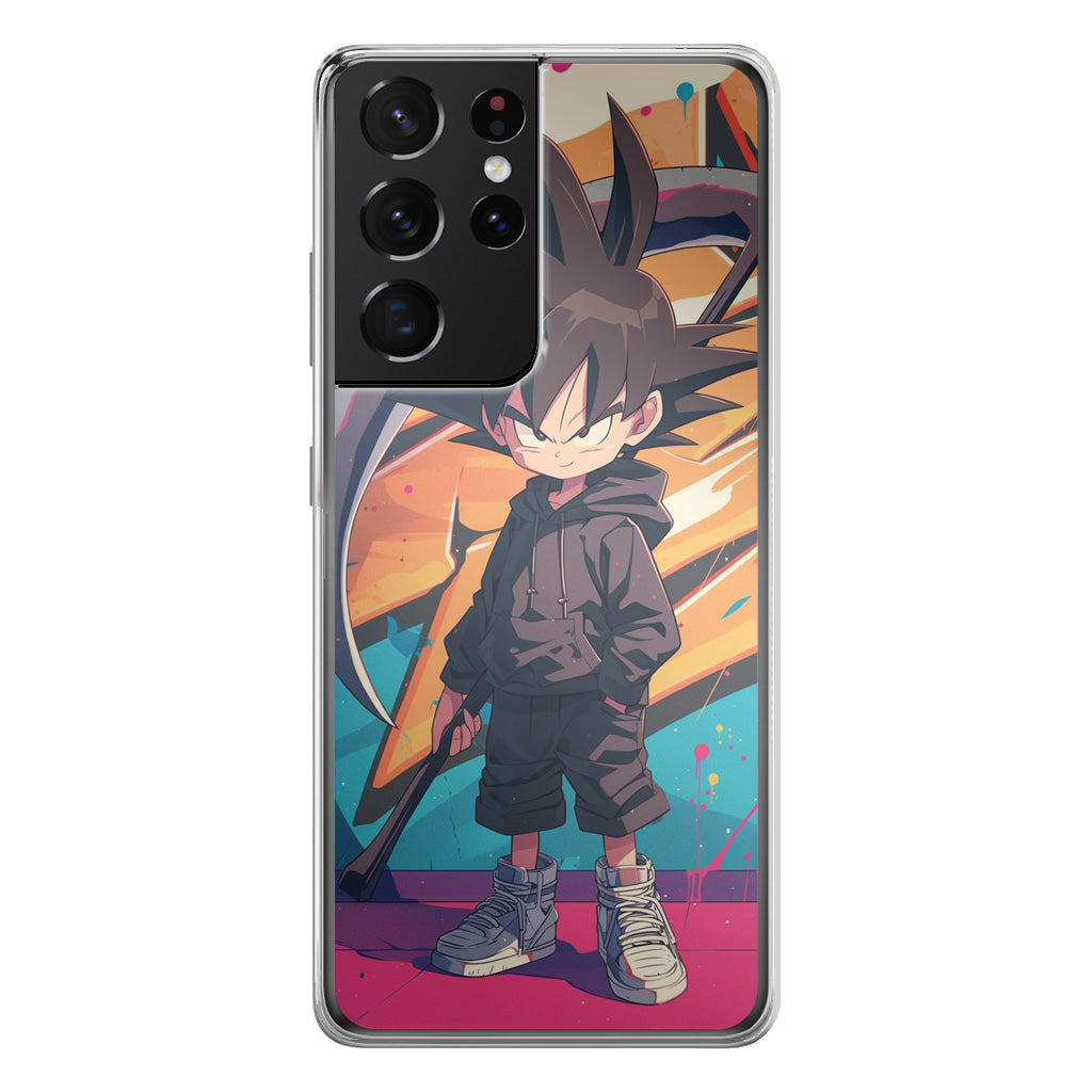 Street Saiyan Samsung Galaxy S21 Ultra Case