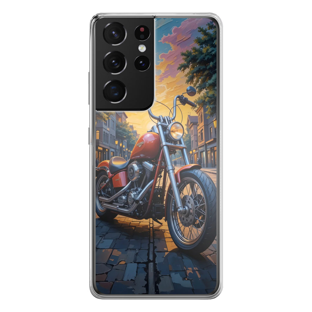 Sunset Thunder Ride Into the Glow Samsung Galaxy S21 Ultra Case
