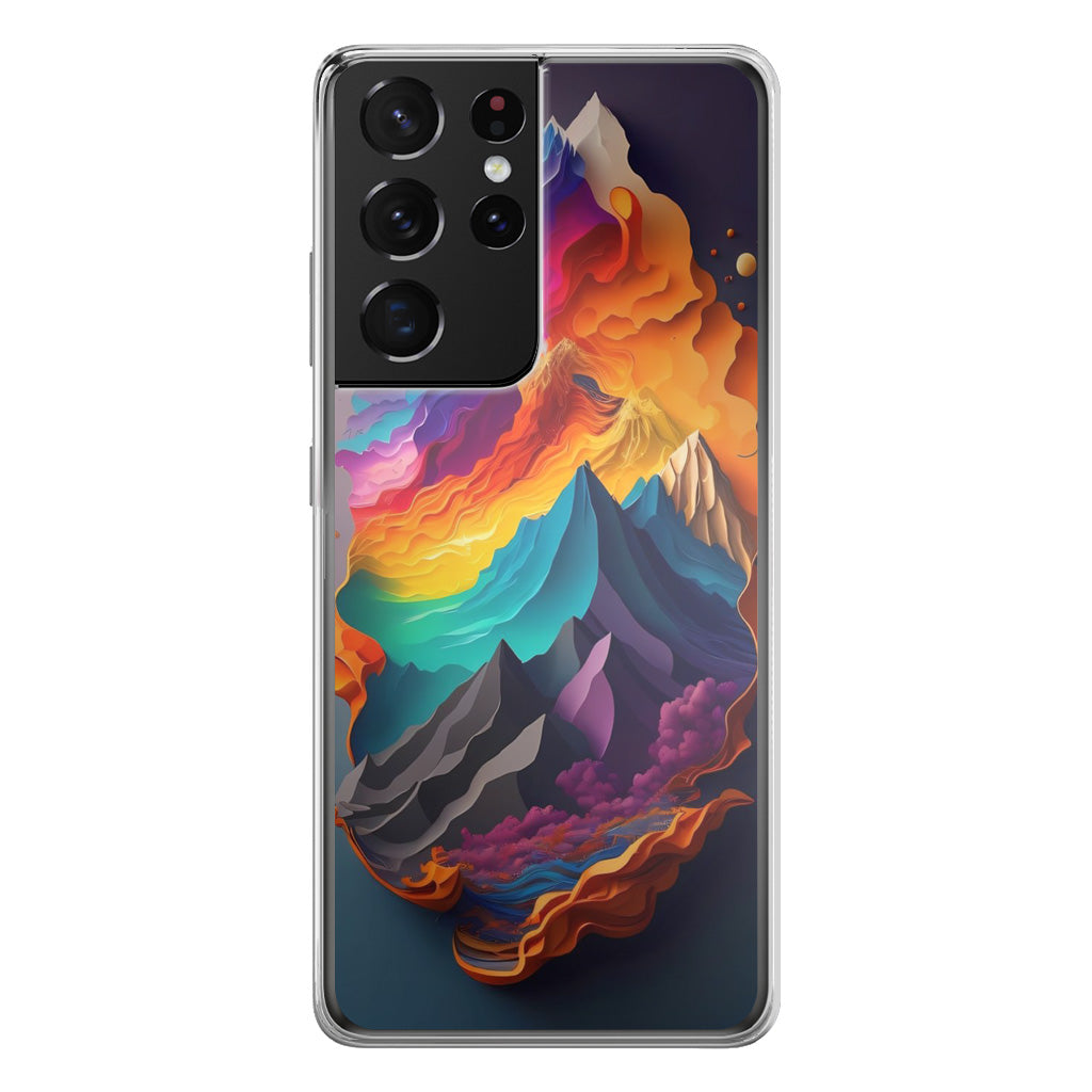 The Spectrum of Peaks Samsung Galaxy S21 Ultra Case