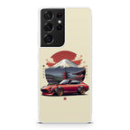 Fuji Fastback Racing the Rising Sun Samsung Galaxy S21 Ultra Case