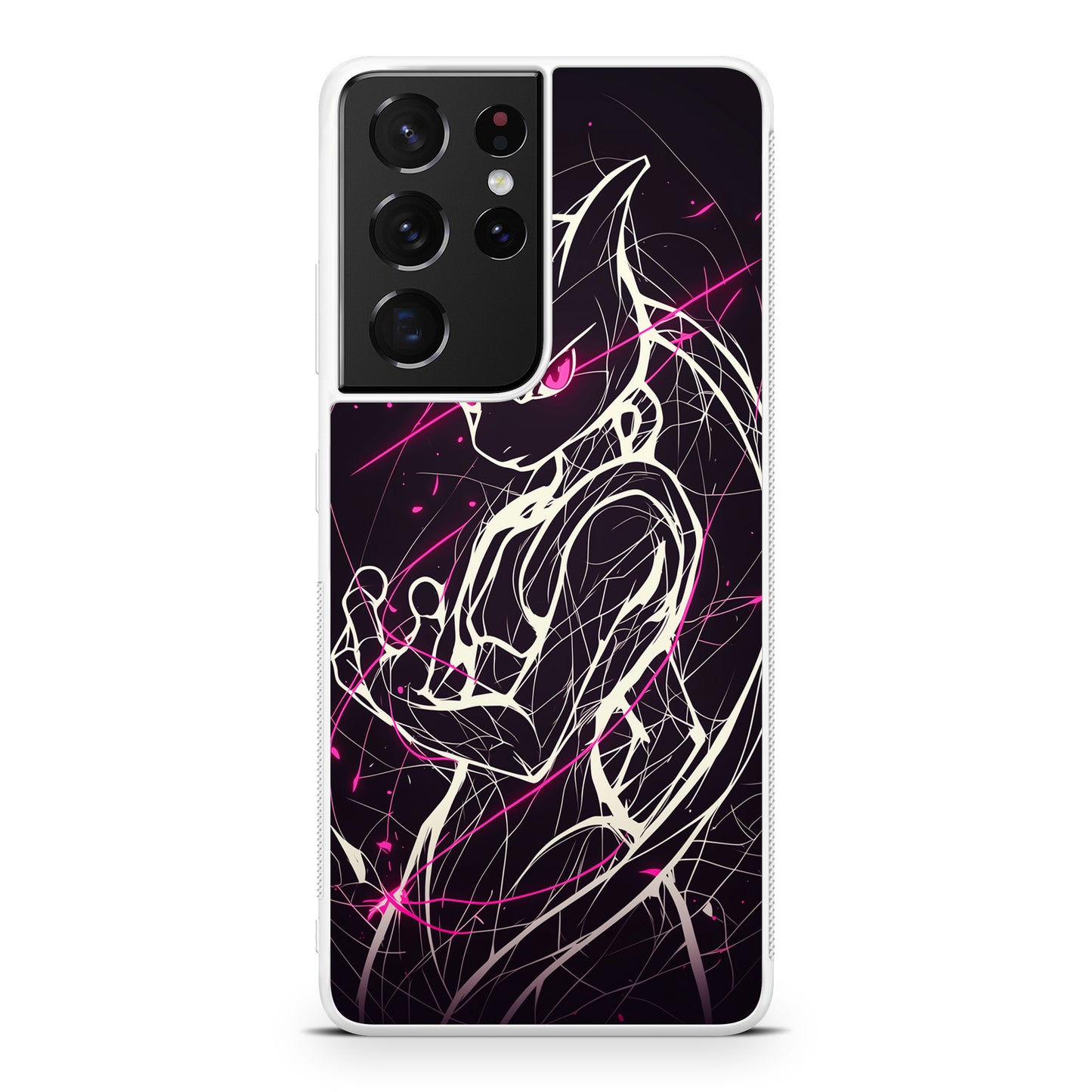 Mewtwo Cosmic Energy Samsung Galaxy S21 Ultra Case