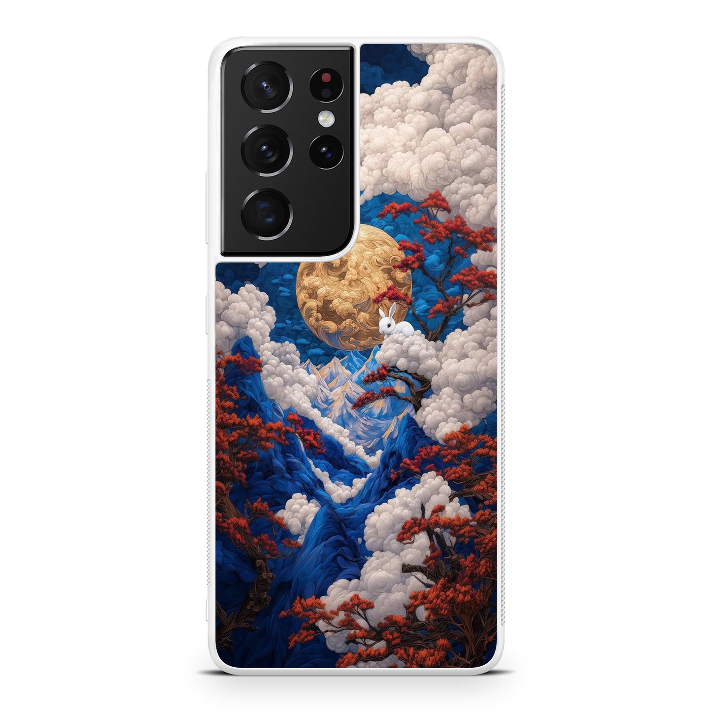 Moonlight Whispers Celestial Peaks Samsung Galaxy S21 Ultra Case