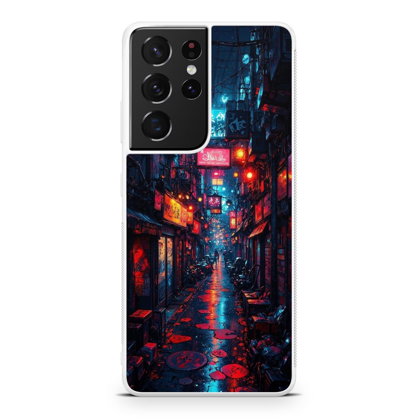 Neon Veins Of The Cyber City Samsung Galaxy S21 Ultra Case