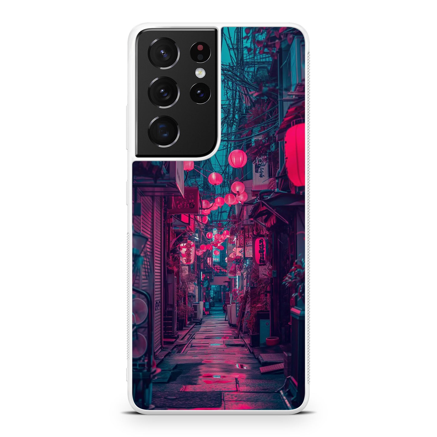 Neon Veins of the Night Market Samsung Galaxy S21 Ultra Case