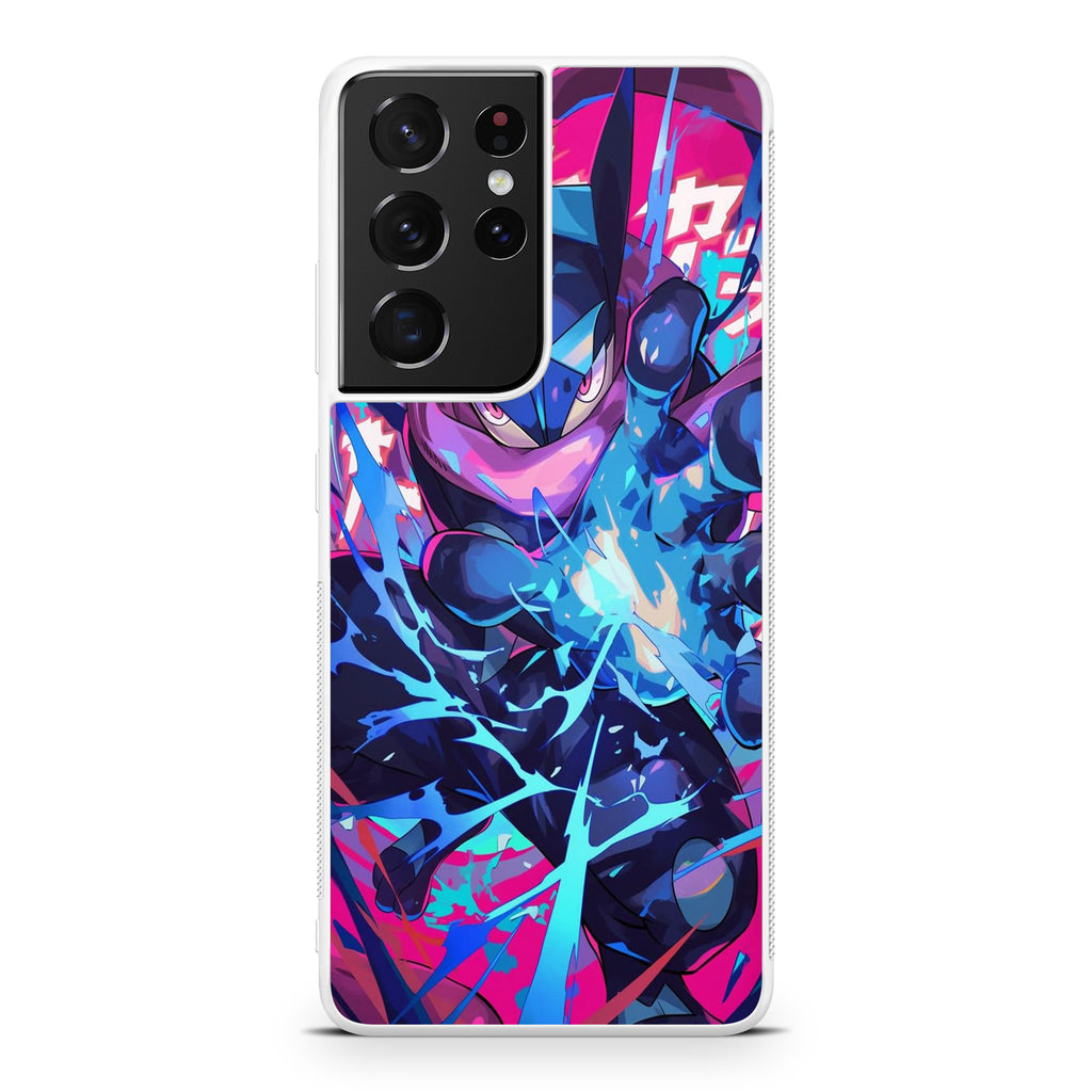 Shadow Surge Greninja Unleashed Samsung Galaxy S21 Ultra Case
