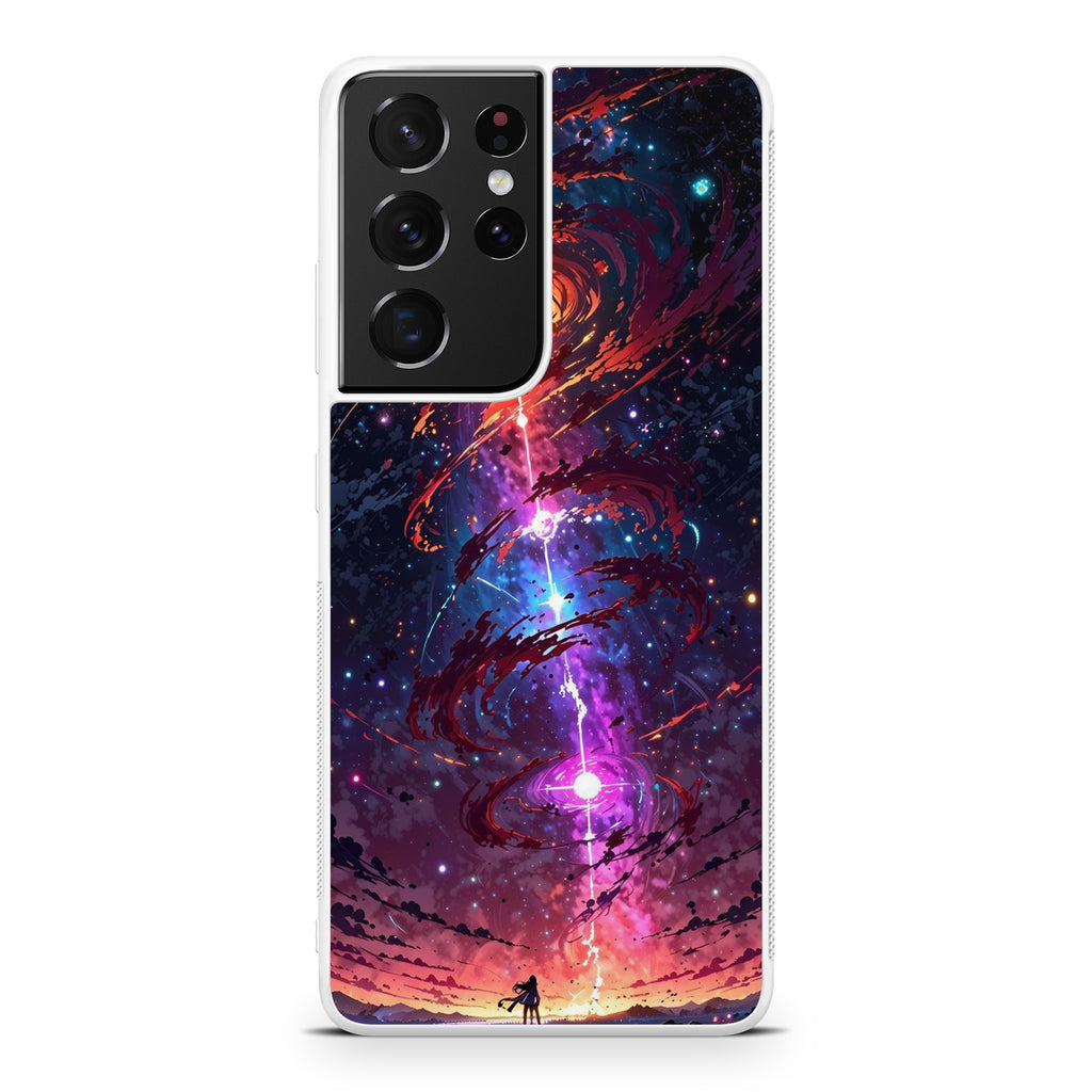 Stargazer at the Axis of Creation Samsung Galaxy S21 Ultra Case