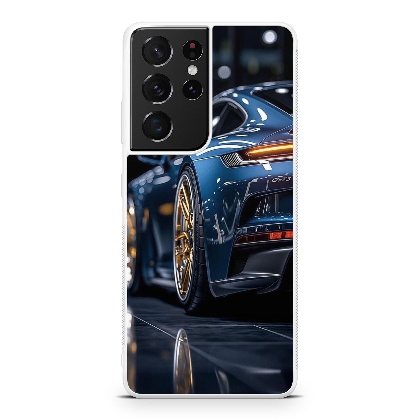 Velvet Thunder Elegance on Wheels Samsung Galaxy S21 Ultra Case