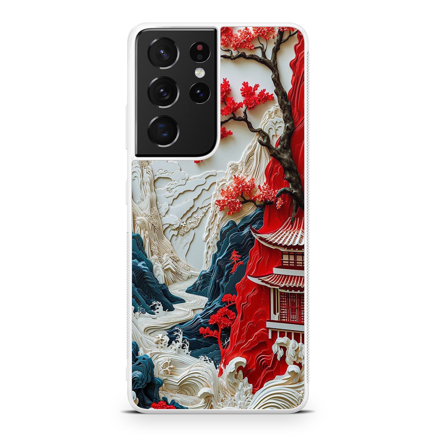 Whispers of the Crimson Zen Samsung Galaxy S21 Ultra Case