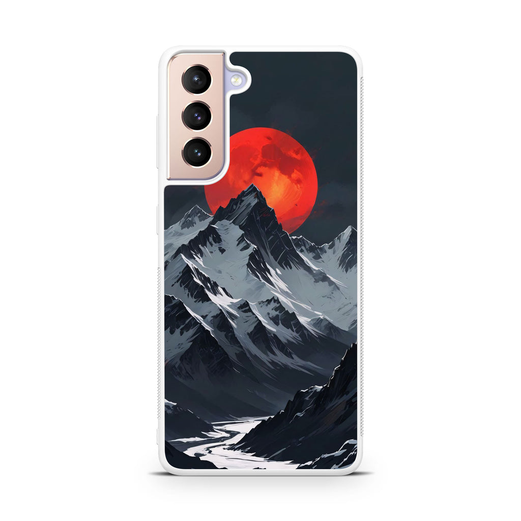Crimson Eclipse The Mountain Samsung Galaxy S21 / S21 Plus / S21 FE 5G Case