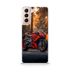 Crimson Velocity in Autumn Flame Samsung Galaxy S21 / S21 Plus / S21 FE 5G Case
