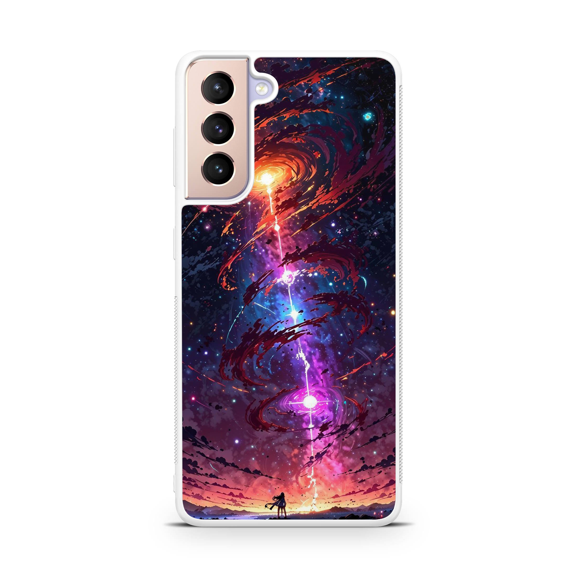 Stargazer at the Axis of Creation Samsung Galaxy S21 / S21 Plus / S21 FE 5G Case