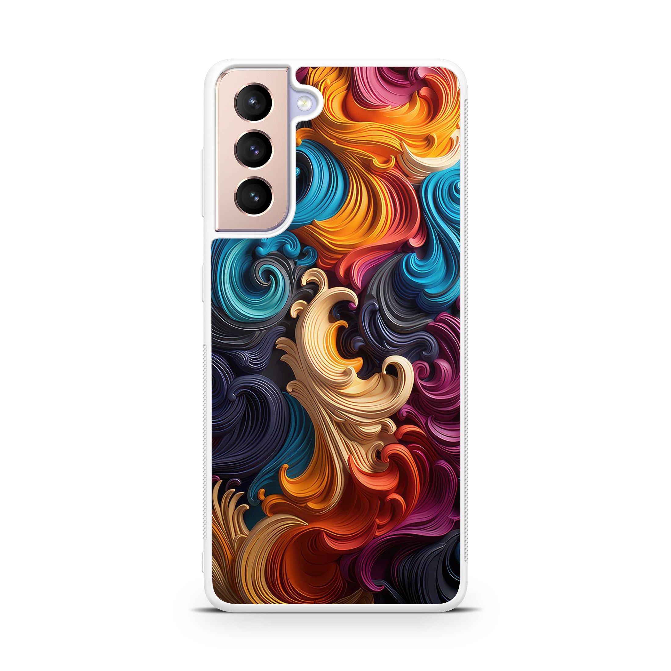 The Dance of Abstract Waves Samsung Galaxy S21 / S21 Plus / S21 FE 5G Case