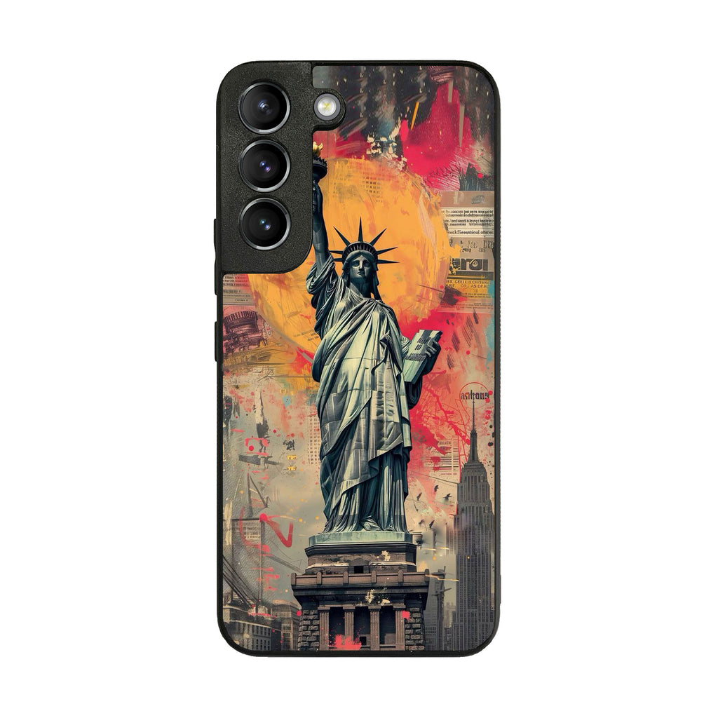 Canvas Art Statue of Liberty Samsung Galaxy S22 / S22 Plus Case