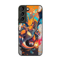 Charizard Inferno on Canvas Samsung Galaxy S22 / S22 Plus Case