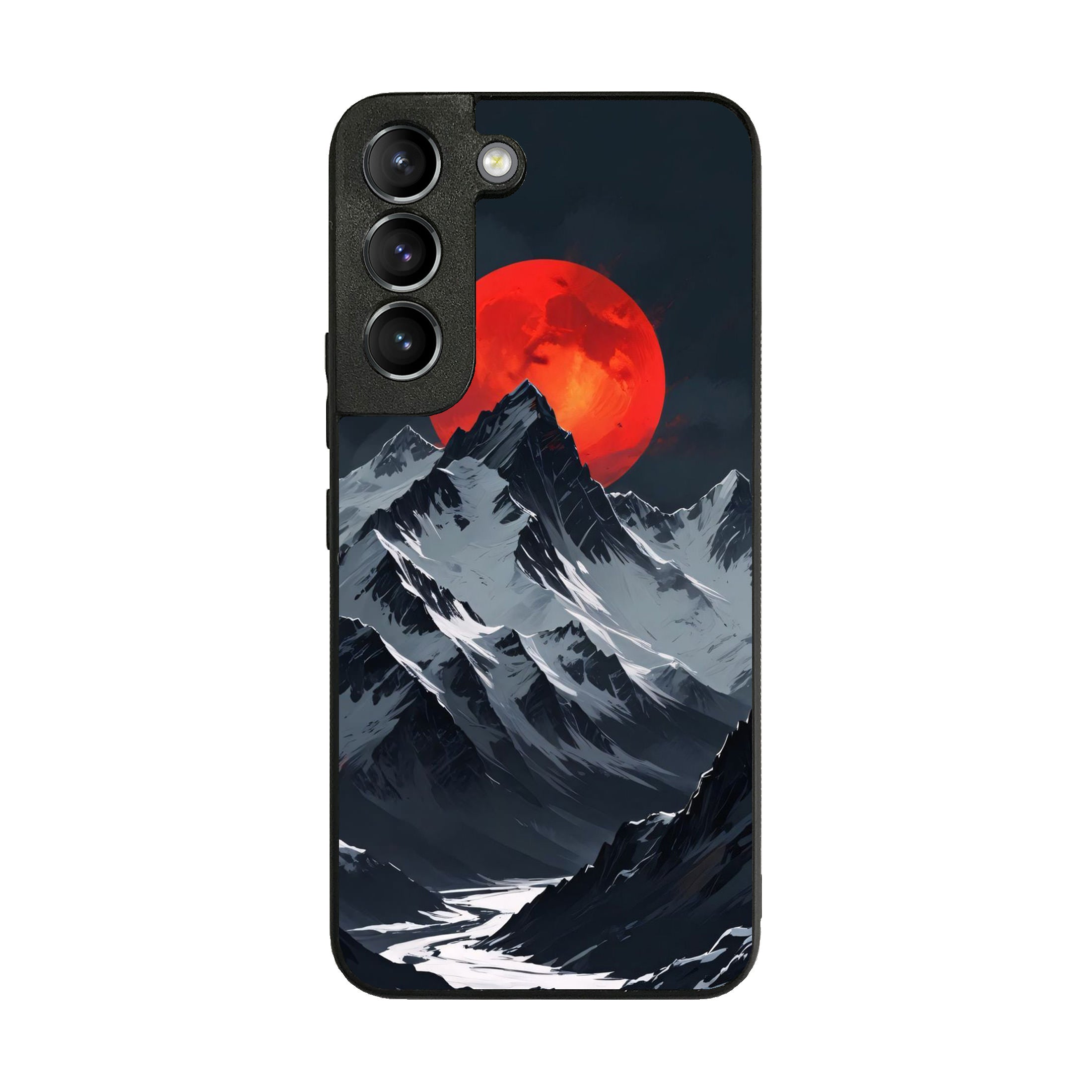 Crimson Eclipse The Mountain Samsung Galaxy S22 / S22 Plus Case