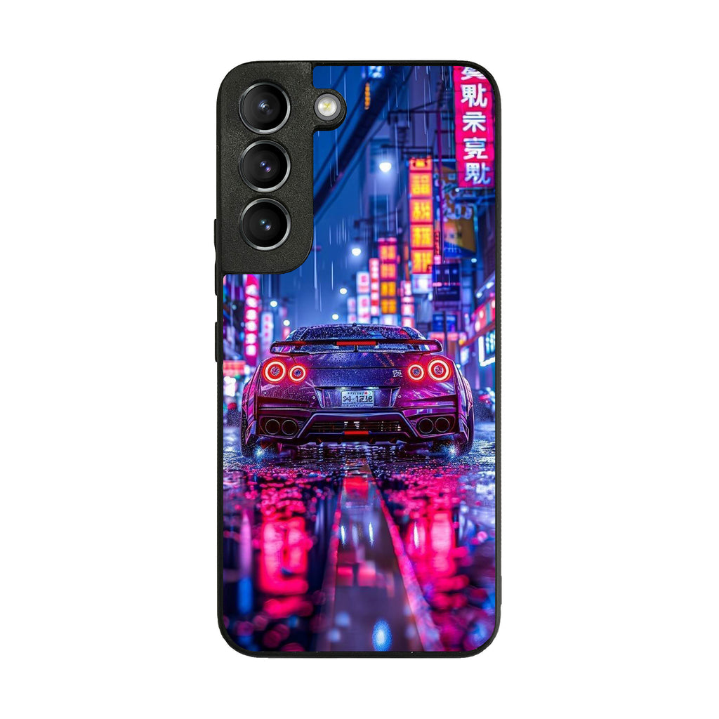 Neon Midnight Drift Tokyo Rain Samsung Galaxy S22 / S22 Plus Case