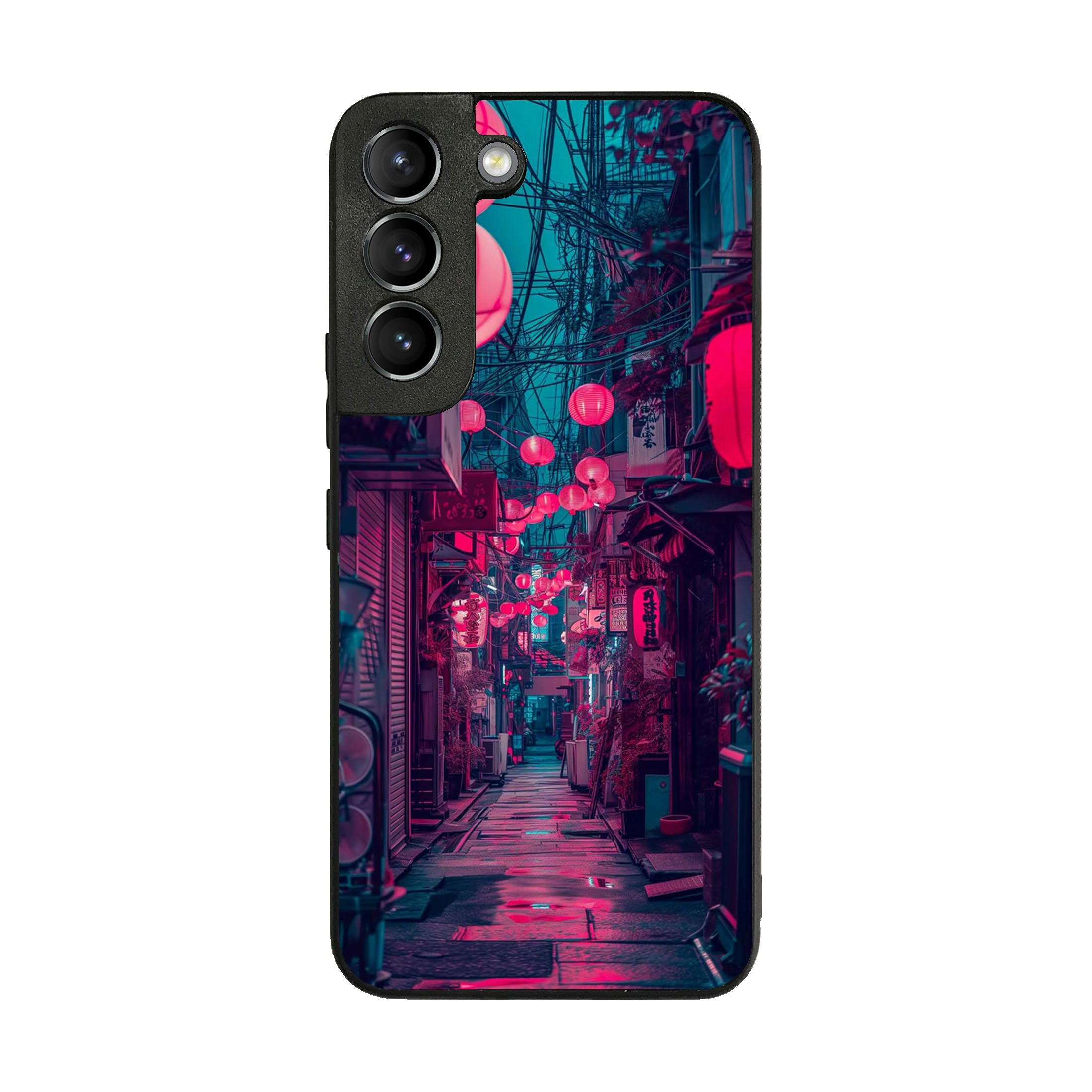 Neon Veins of the Night Market Samsung Galaxy S22 / S22 Plus Case