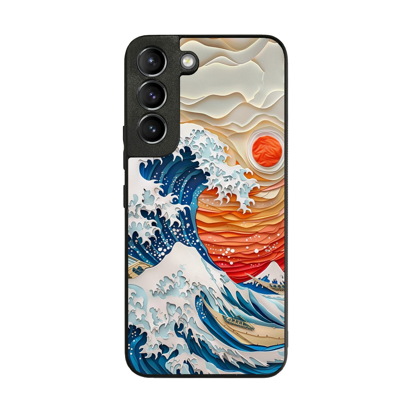 The Great Wave Off Paper Art Samsung Galaxy S22 / S22 Plus Case